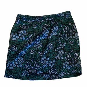 Banana Republic Floral Faux Wrap Skirt